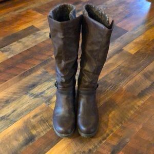 Brown boots, Ladies boots, Sz9